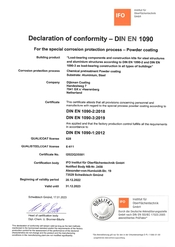 EN 1090 Conformiteitsverklaring 2023