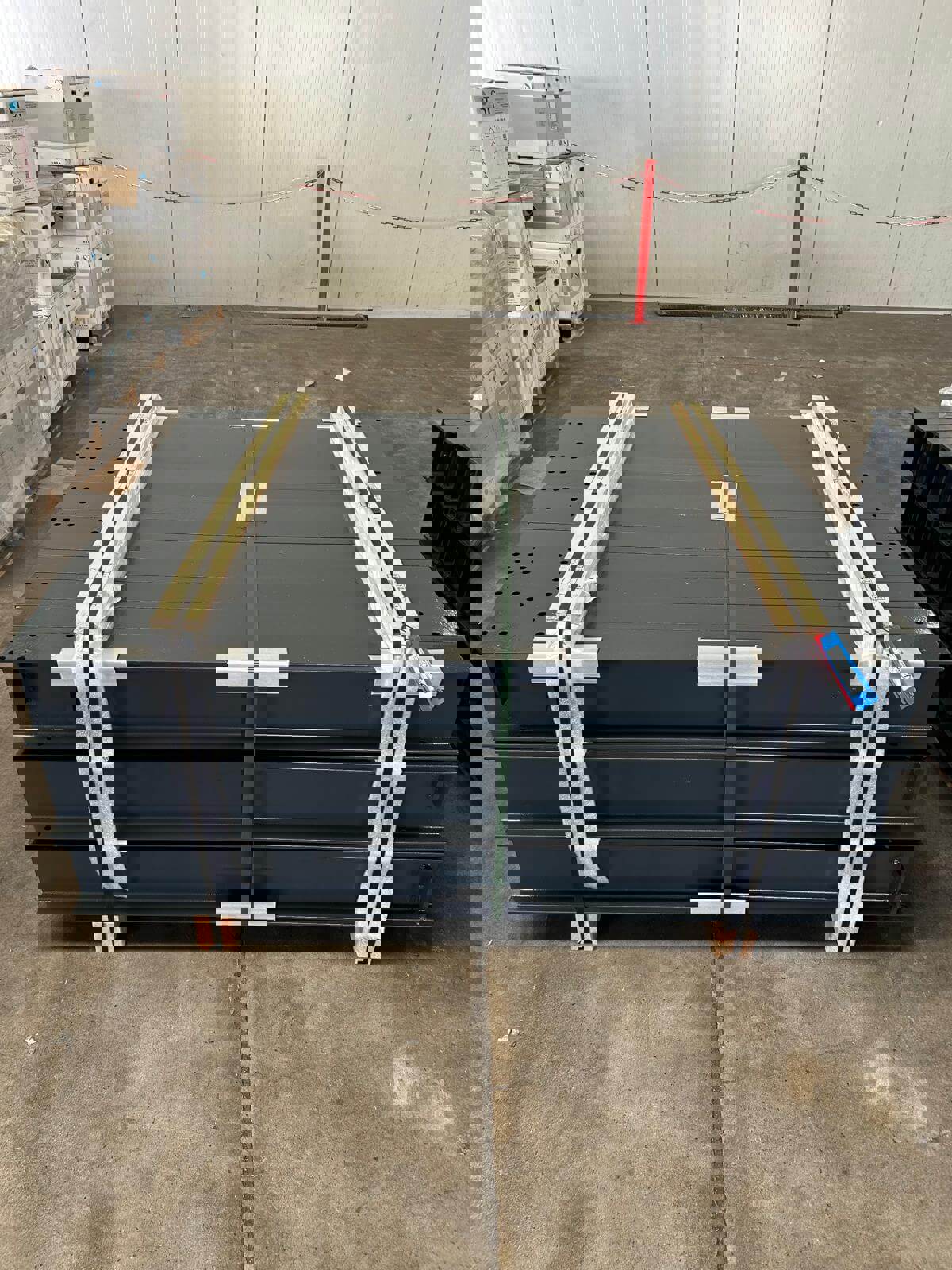 Draagarminstellingen BR Products klaar voor transport