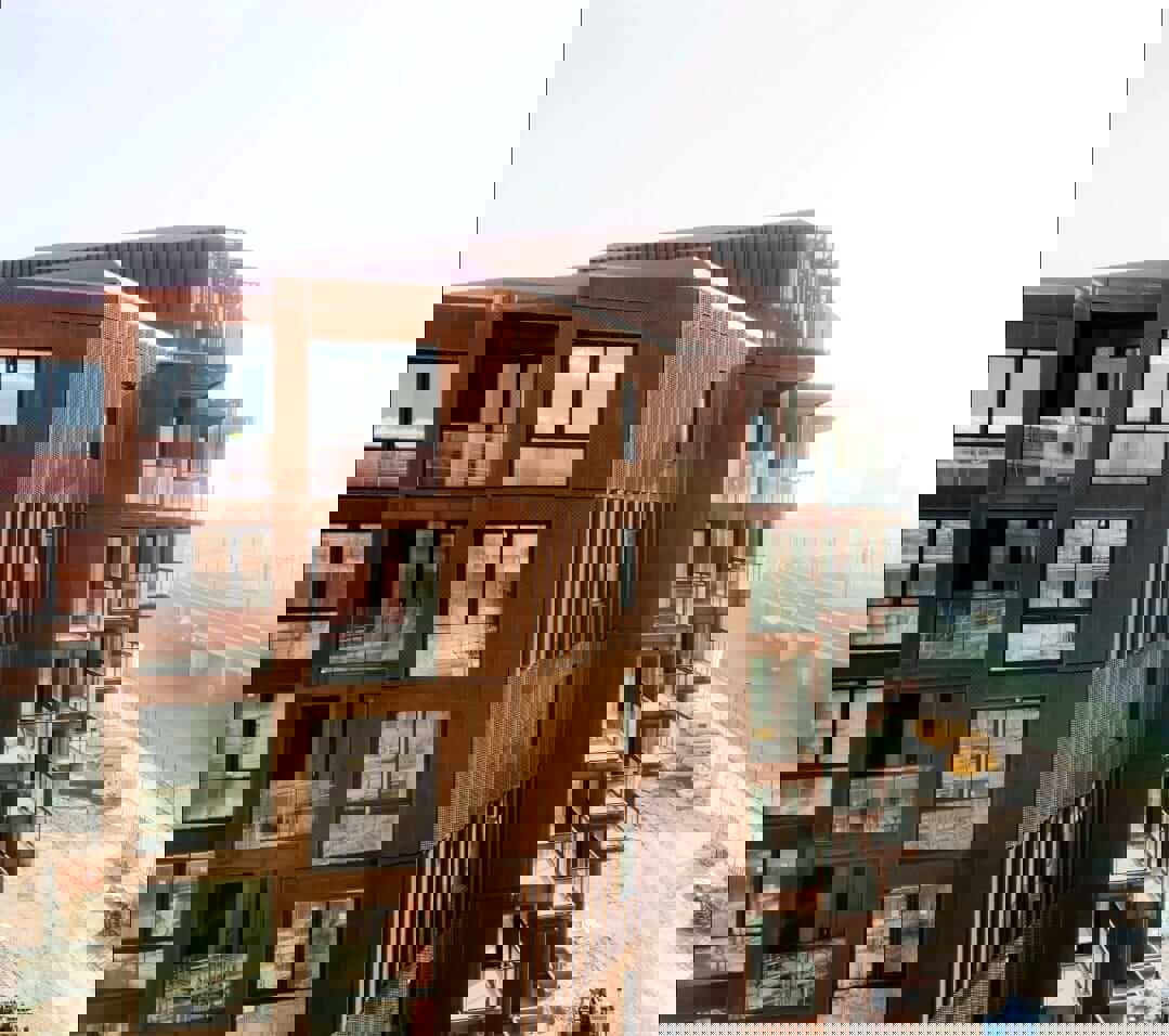 Cortensteel DC in project zijaanzicht