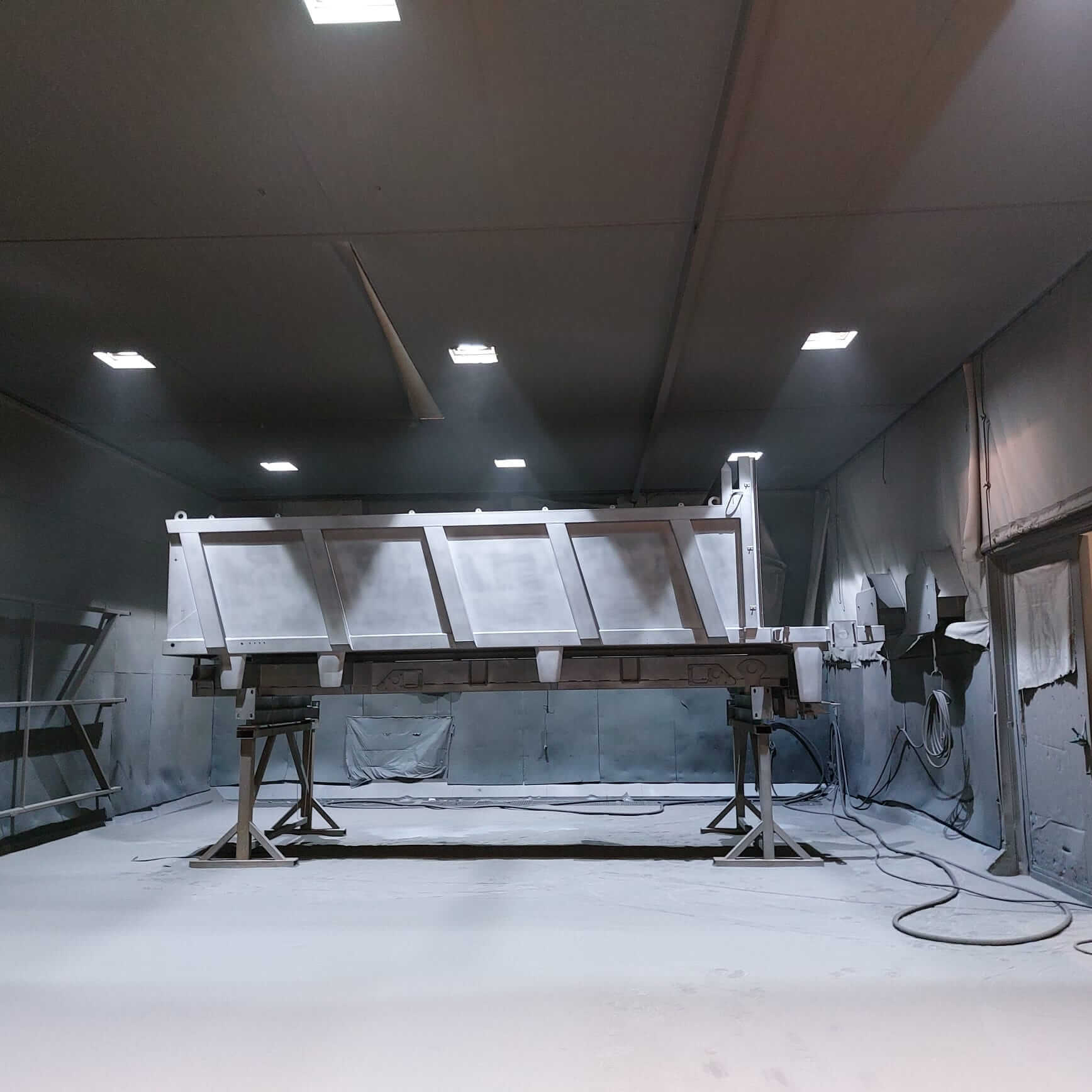 Tebbe Landmaschinen in de fabriek