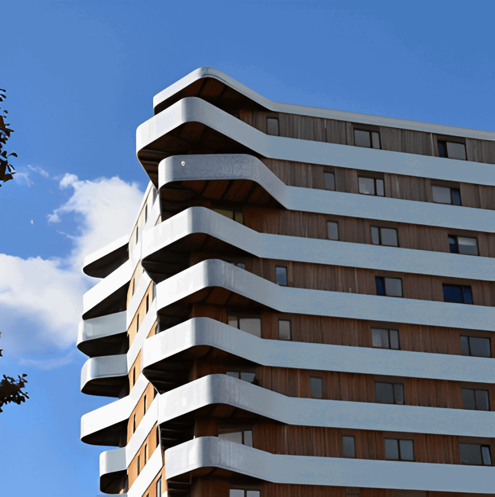 Woontoren Hatert van een afstand